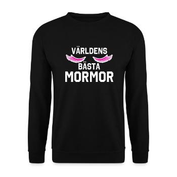 Världens bästa mormor - Sweat-shirt Unisexe - noir - Devant - Alina (178cm) & Michal (187cm)