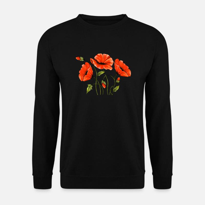 Fleur - Sweat-shirt Unisexe - noir