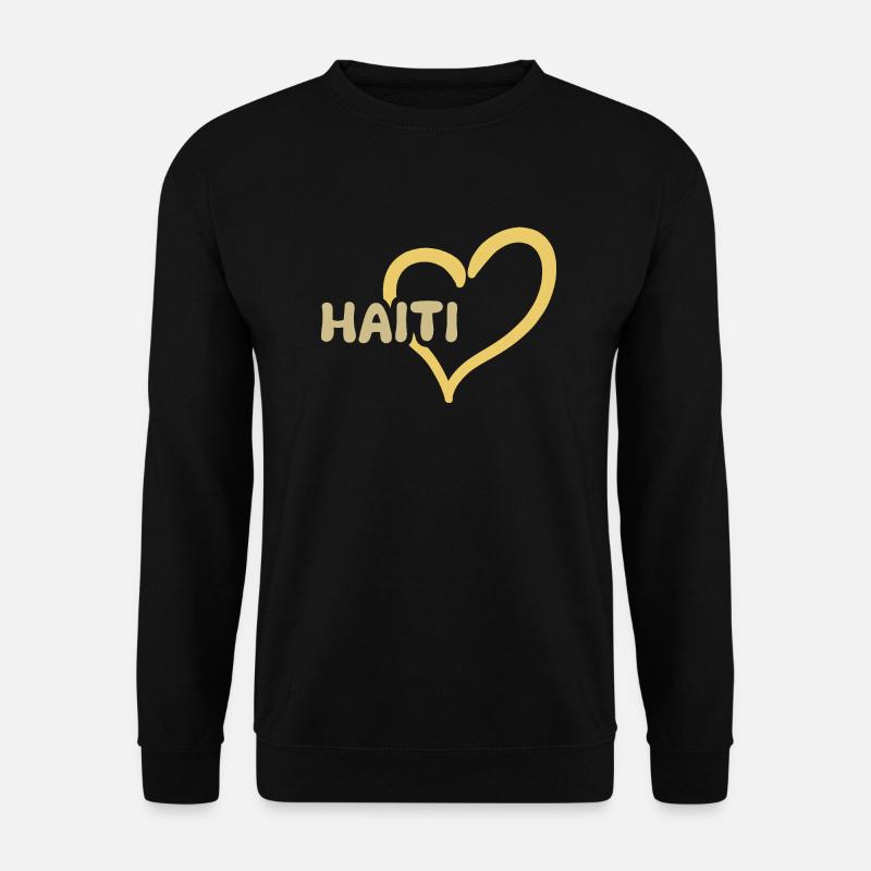 Haiti Haiti - Unisex Pullover - Schwarz