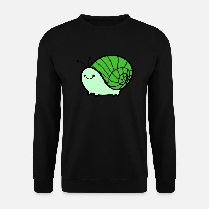 schnecke 02 - Unisex Pullover - Schwarz