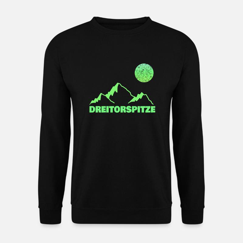 Klettern Dreitorspitze - Unisex Pullover - Schwarz