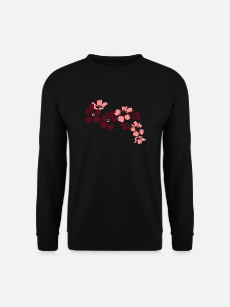 blumen - Unisex Pullover - Schwarz