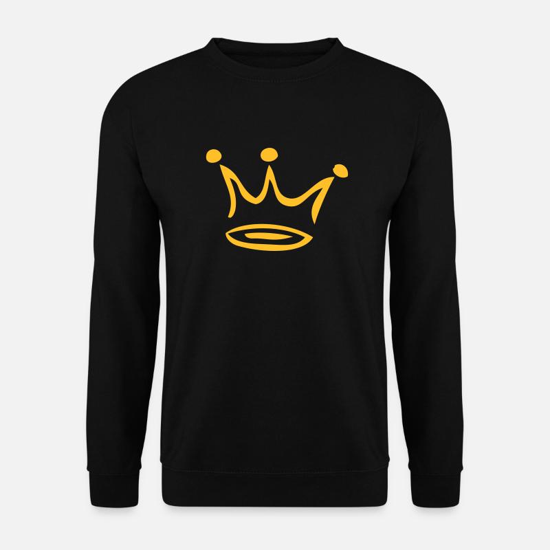 Krone - Unisex Pullover - Schwarz