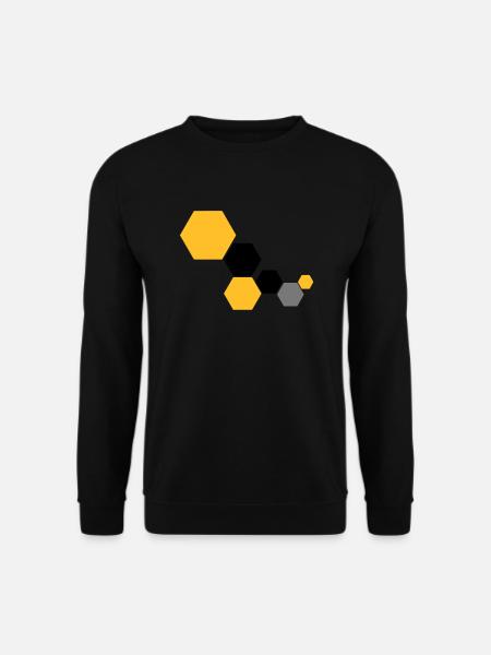 Waben 6 - Unisex Pullover - Schwarz