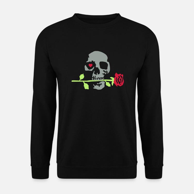 death_rose_092011_a_3c - Sweat-shirt Unisexe - noir
