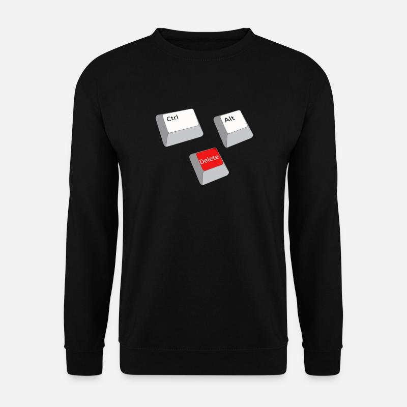 cntrl alt delete - Unisex Pullover - Schwarz
