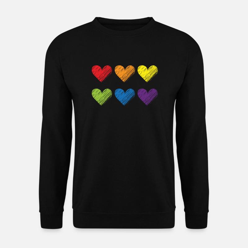 Stolz-Herzen - Unisex Pullover - Schwarz