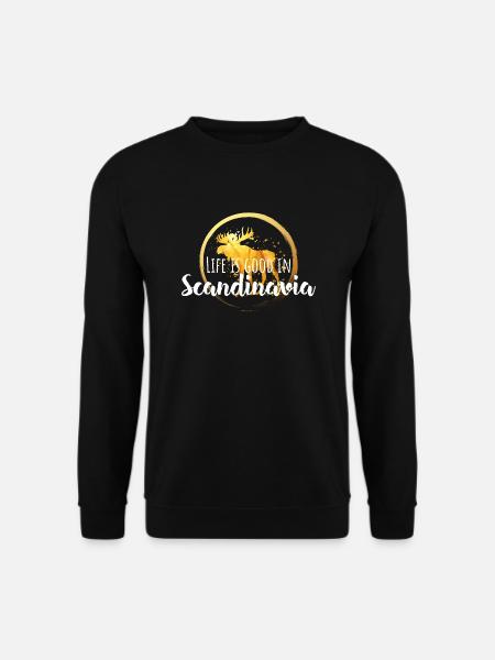 Cool moose Sweden - Unisex Sweatshirt - black