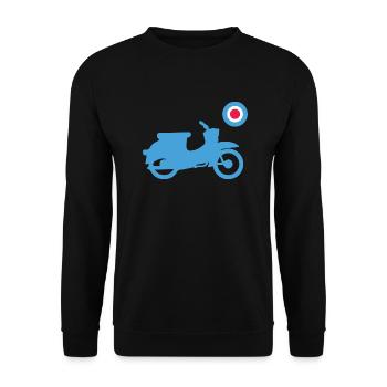 Schwalbe Mod Great Britain Style - Unisex Pullover - Schwarz - Vorne - Alina (178cm) & Michal (187cm)