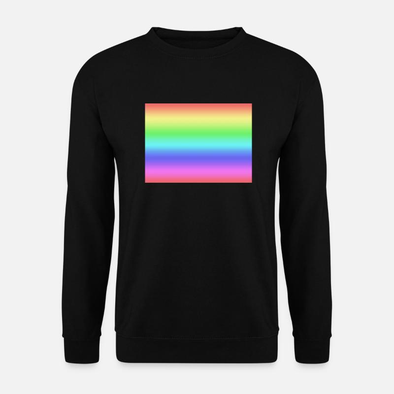 Regenbogen - Unisex Pullover - Schwarz