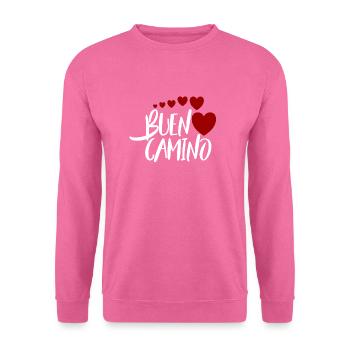 Buen Camino - Unisex Pullover - Pink - Vorne