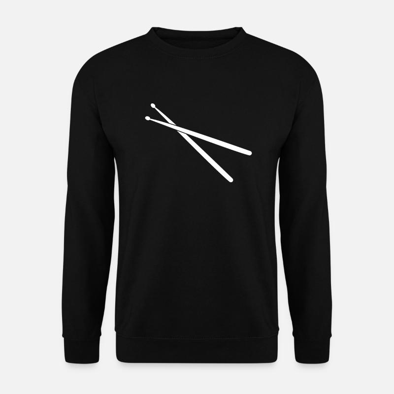 Drumsticks Schlagzeug Drummer Schlagzeuger - Unisex Pullover - Schwarz