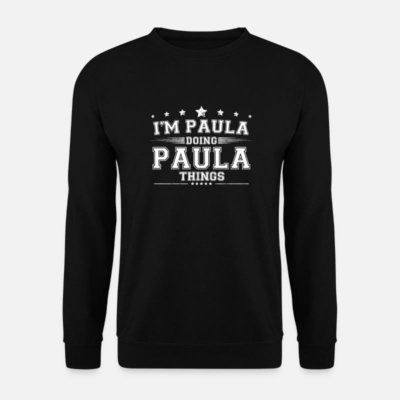 Paula - Unisex Pullover - Schwarz