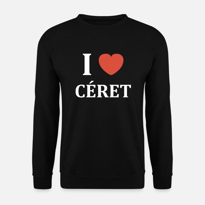 i love céret - Sweat-shirt Unisexe - noir