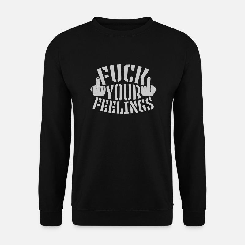 Stinkefinger baise tes sentiments - Sweat-shirt Unisexe - noir