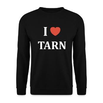 i love Tarn - Sweat-shirt Unisexe - noir - Devant - Alina (178cm) & Michal (187cm)