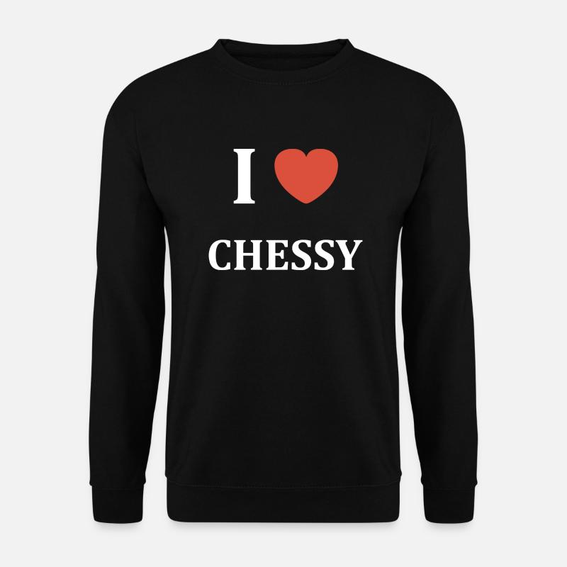 i love Chessy - Sweat-shirt Unisexe - noir