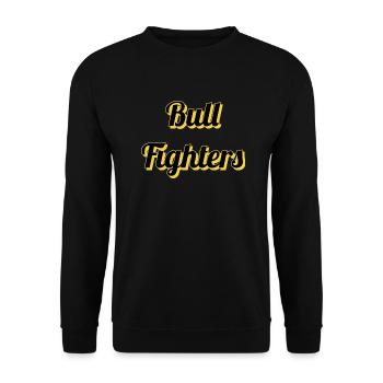 Bullen kämpfer - Unisex Pullover - Schwarz - Vorne - Alina (178cm) & Michal (187cm)