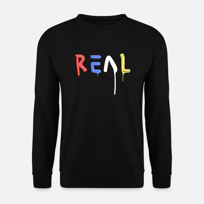 Real - Unisex Pullover - Schwarz