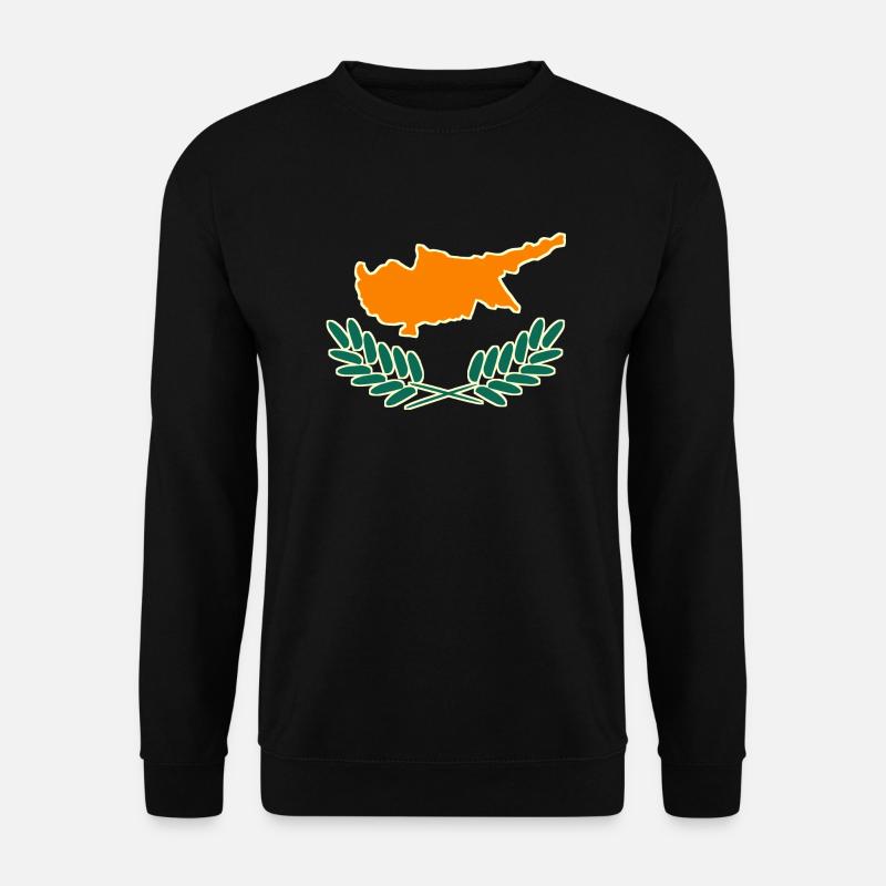 Zypern Flagge - Unisex Pullover - Schwarz