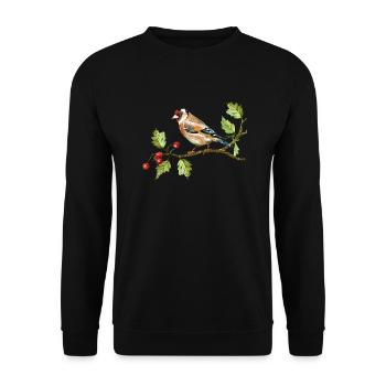 Oiseau coloré - Sweat-shirt Unisexe - noir - Devant - Alina (178cm) & Michal (187cm)