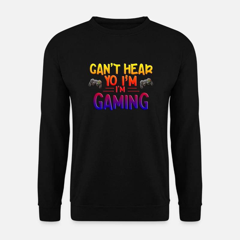 Gaming - Unisex Pullover - Schwarz