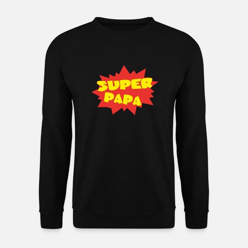 Papa - Unisex Pullover - Schwarz