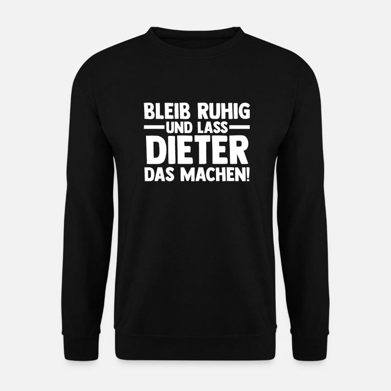 First name Dieter - Unisex Sweatshirt - black