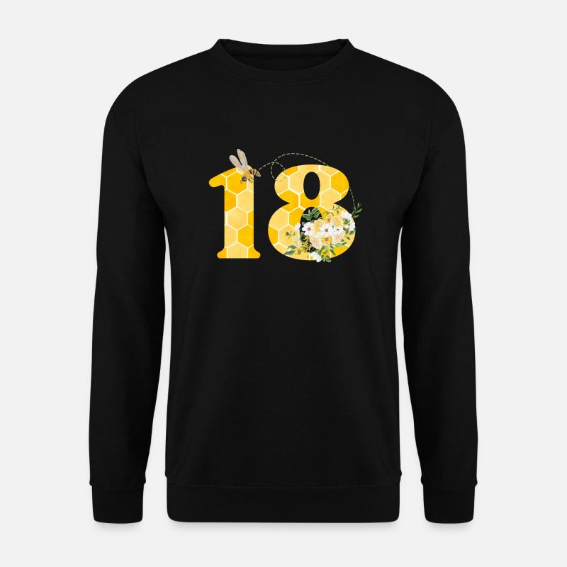 18th Anniversary Bee - Unisex Sweatshirt - black
