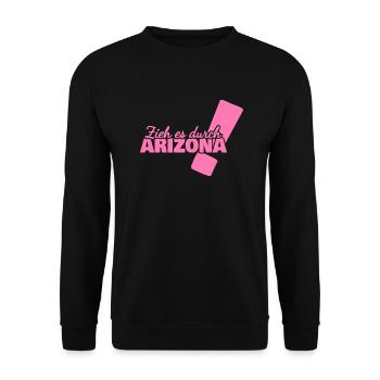Gift for Arizona - Unisex Sweatshirt - black - Front - Alina (178cm) & Michal (187cm)
