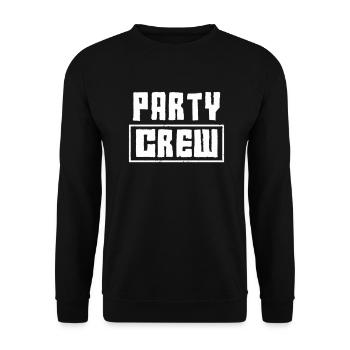 Équipe de fête - Sweat-shirt Unisexe - noir - Devant - Alina (178cm) & Michal (187cm)