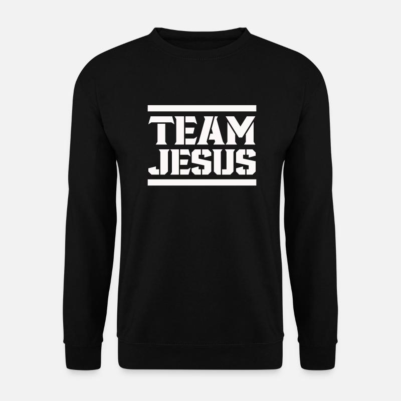 jesus team - Unisex Pullover - Schwarz
