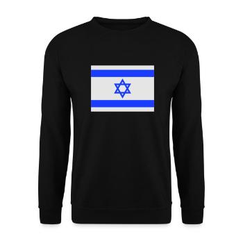 israele drapeau - Sweat-shirt Unisexe - noir - Devant - Alina (178cm) & Michal (187cm)