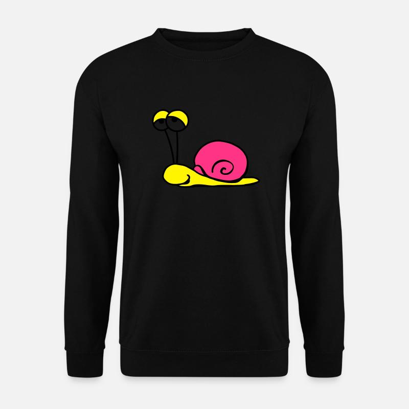 Schnecke 3c - Unisex Pullover - Schwarz