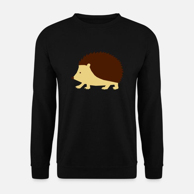 Igel - zackig - Unisex Pullover - Schwarz