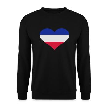 Niederlande - Unisex Pullover - Schwarz - Vorne - Alina (178cm) & Michal (187cm)