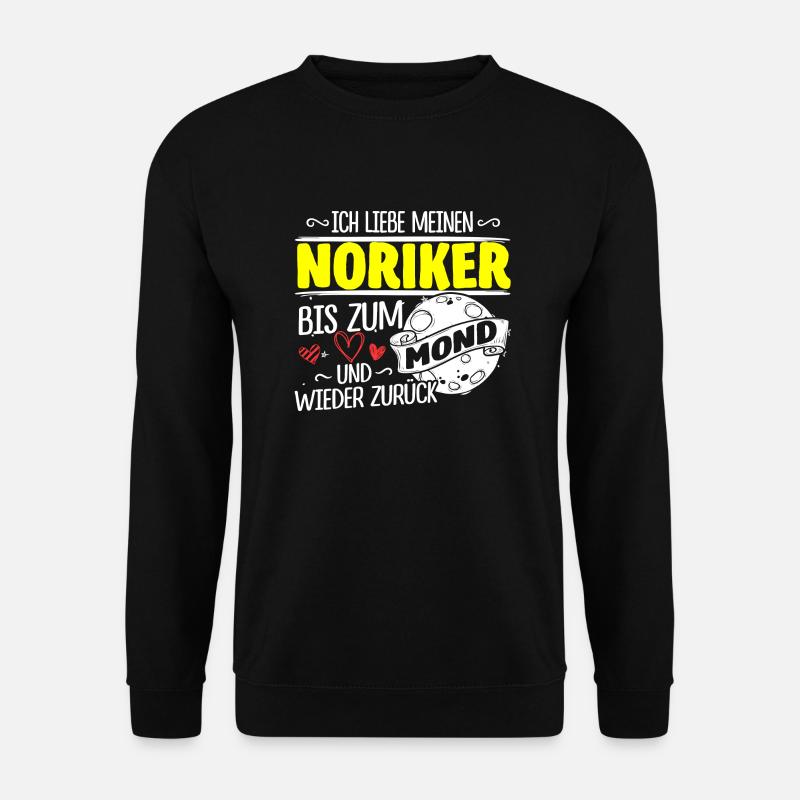NORIKER - Mond - Unisex Pullover - Schwarz