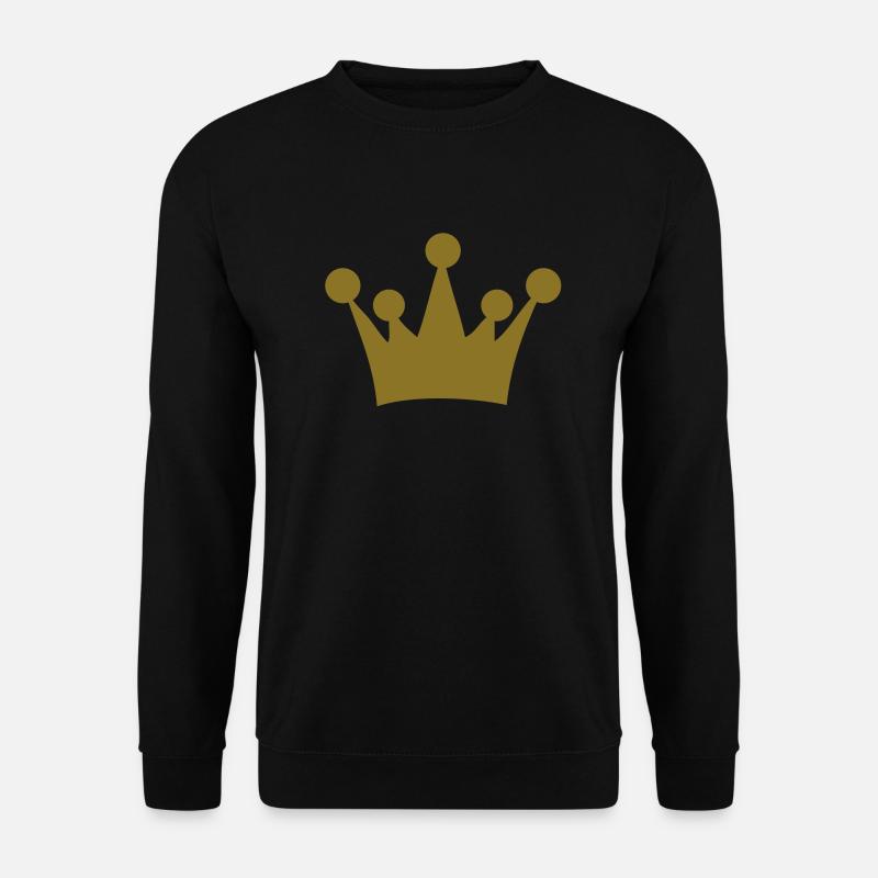 king crown - Unisex Pullover - Schwarz