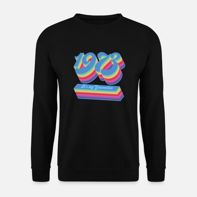 C'est ma génération (édition 1973) - Sweat-shirt Unisexe - noir
