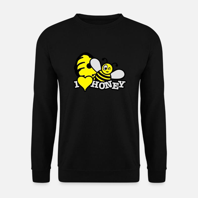i_love_honey_dc3 - Unisex Pullover - Schwarz