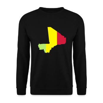 Mali Map - Unisex Pullover - Schwarz - Vorne - Alina (178cm) & Michal (187cm)