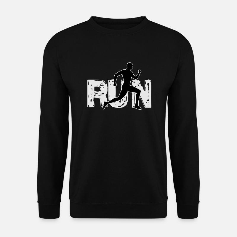Run running - Unisex Sweatshirt - black