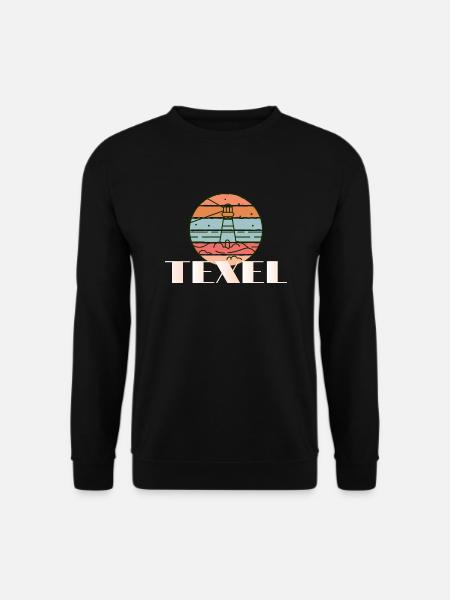 Texel Urlaub Ferien Holland Nordsee Geschenkidee - Unisex Pullover - Schwarz