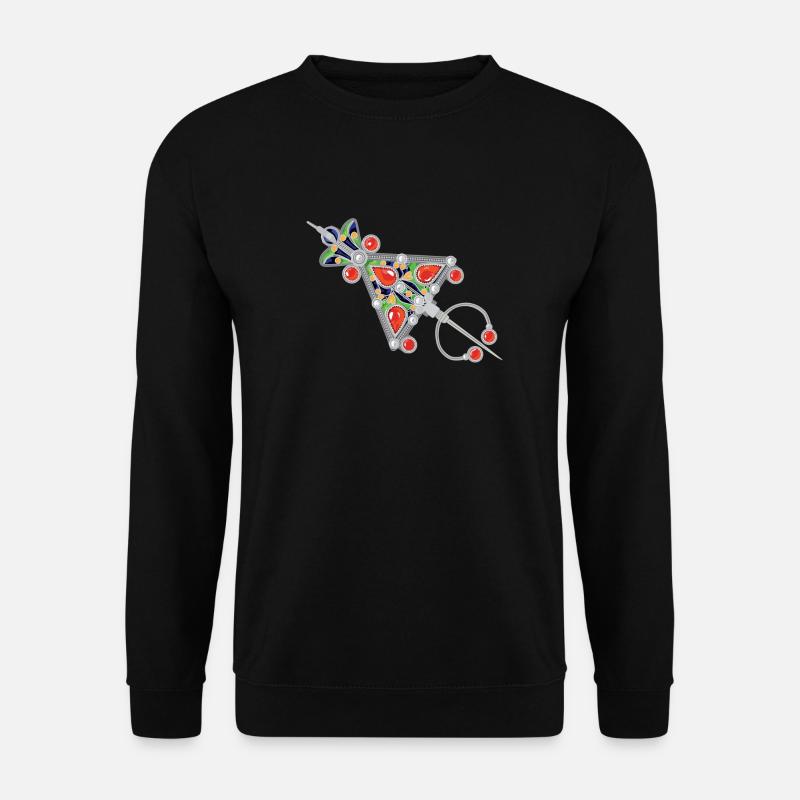 Kabyle Schmuck - Unisex Pullover - Schwarz