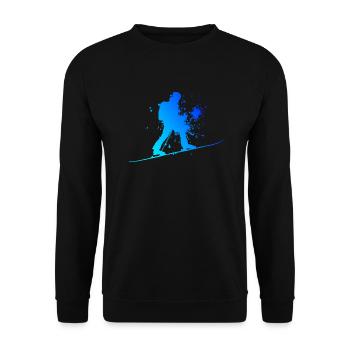 Ski Alpinisme Femmes Ski Tour Ski Ski De Randonnée - Sweat-shirt Unisexe - noir - Devant - Alina (178cm) & Michal (187cm)