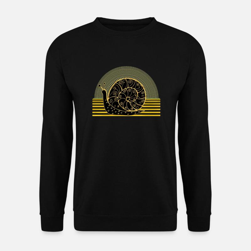 Schnecke - Unisex Pullover - Schwarz