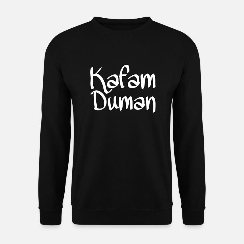 Kafam duman - Unisex Pullover - Schwarz