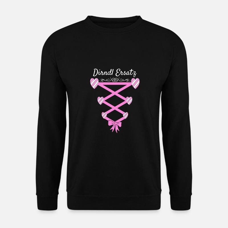 Volksfest Dirndl Ersatz - Unisex Pullover - Schwarz