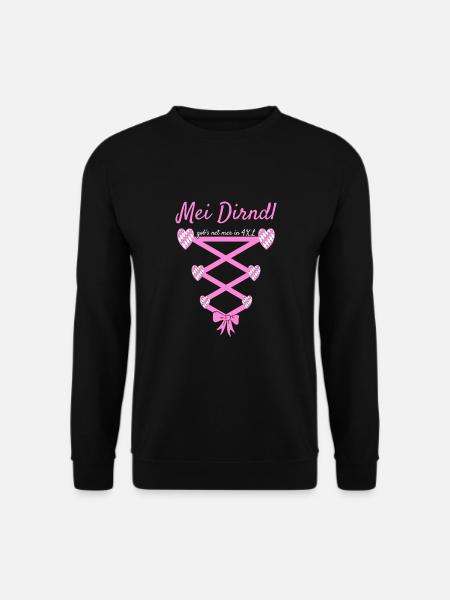Mei Dirndl Gob's Net Mer In 4XL Dirndl Ersatz - Unisex Pullover - Schwarz