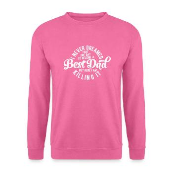 Suis-je devenu le meilleur père? - Sweat-shirt Unisexe - rose - Devant